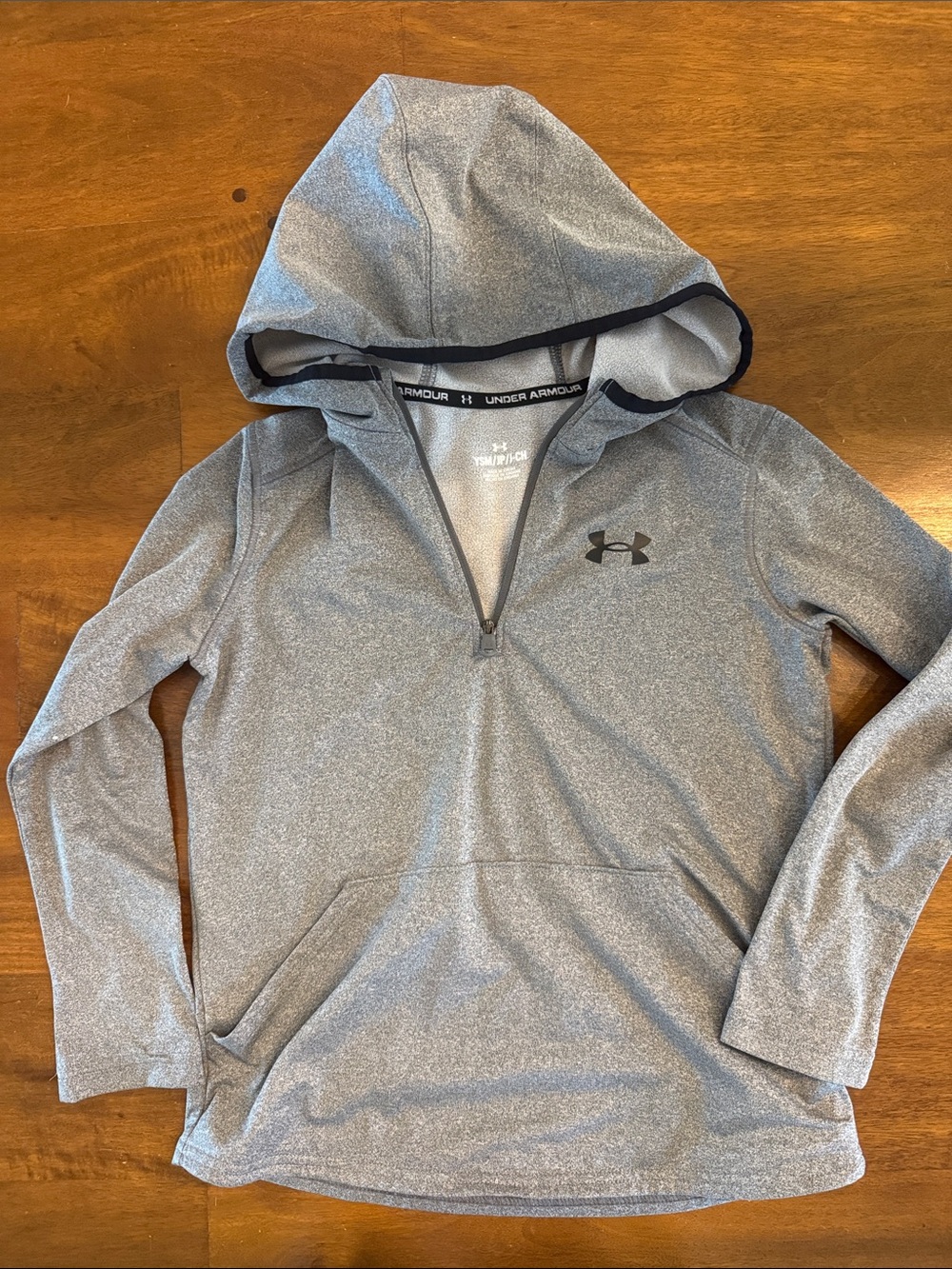 Under Armour Gray Half-Zip Hoodie